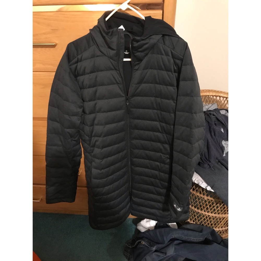 Black adidas long jacket